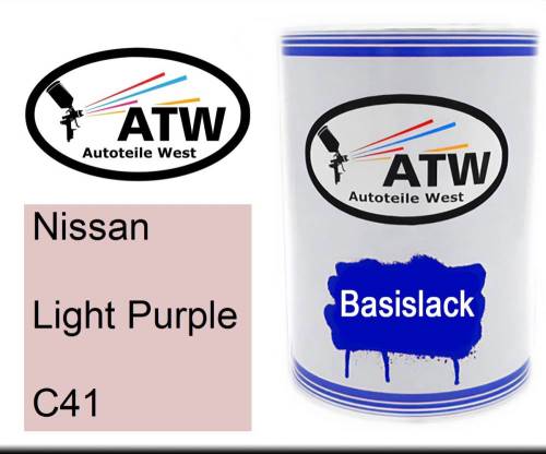 Nissan, Light Purple, C41: 500ml Lackdose, von ATW Autoteile West.